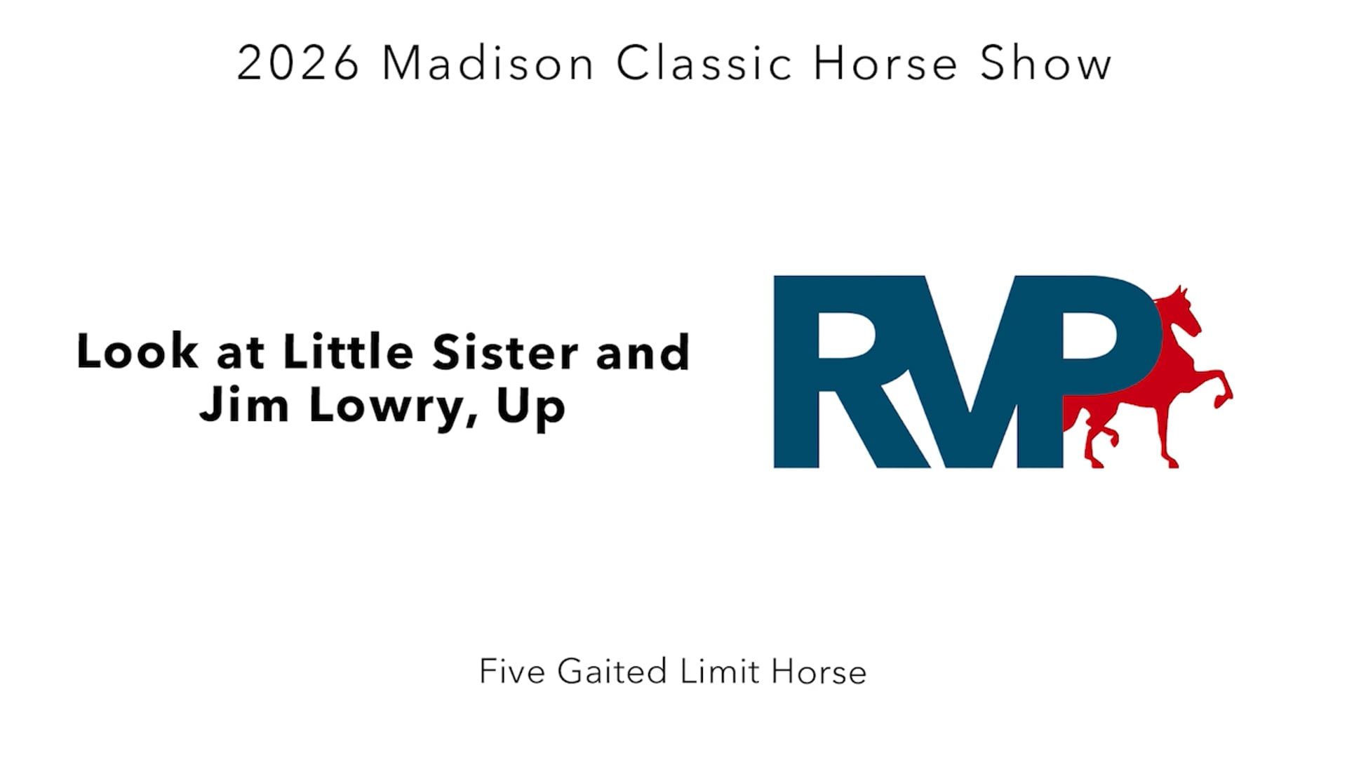 MC26 - Class 21 - Look at LIttle Sister and Jim Lowry, Up