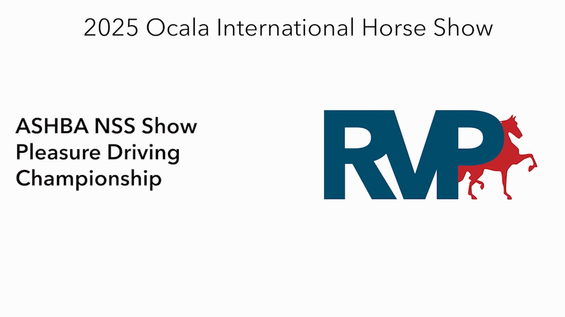 OI25 - Class 92 - ASHBA NSS Show Pleasure Driving Championship