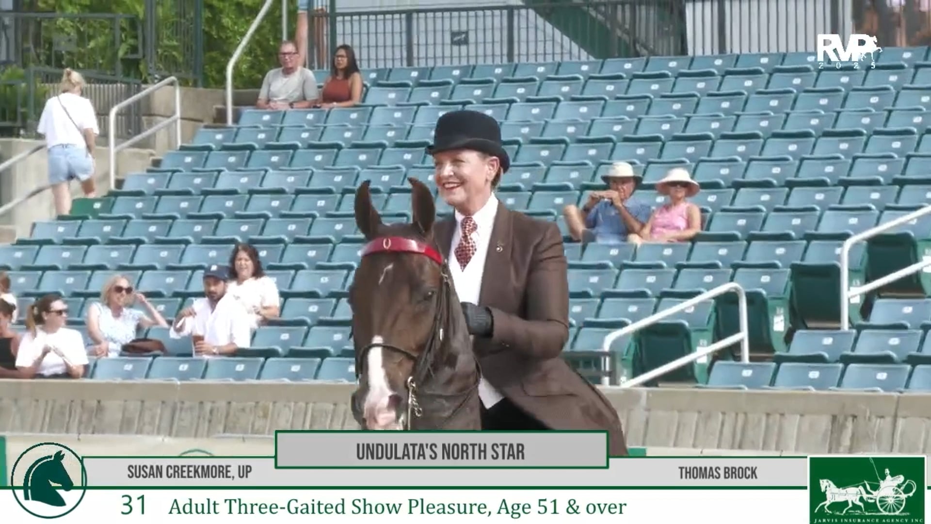 LJL25 - Class 31 - Undulata's North Star and Susan Creekmore, Up