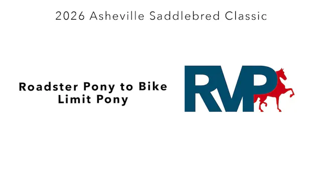 ASC26 - Class 58 - Roadster Pony to B...