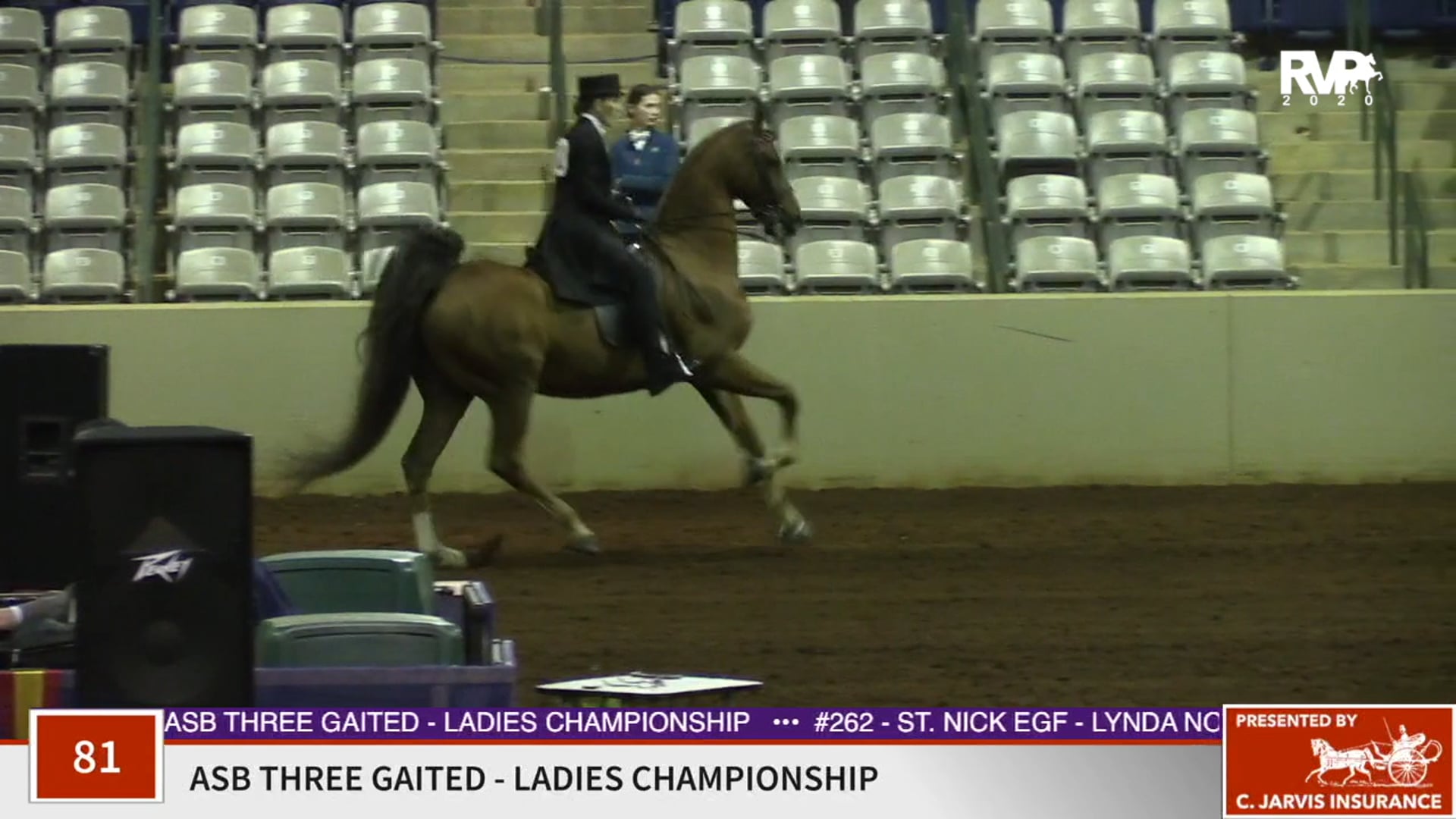 2020 SSFF - Class 81 ASB Three Gaited Ladies
Championship