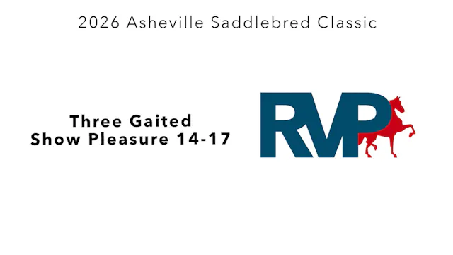 ASC26 - Class 75 - Three Gaited Show ...