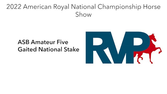 AR22 - Class 179 - ASB Amateur Five G...