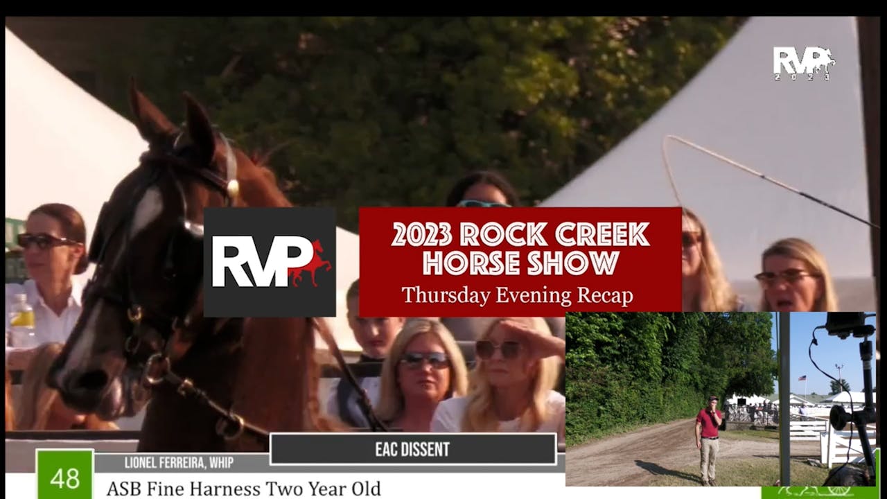 2023 Rock Creek Horse Show Friday Evening Richfield Video Archive