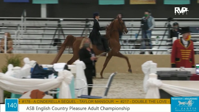 BS21 - Class 140 - ASB English Country Pleasure Adult Championship