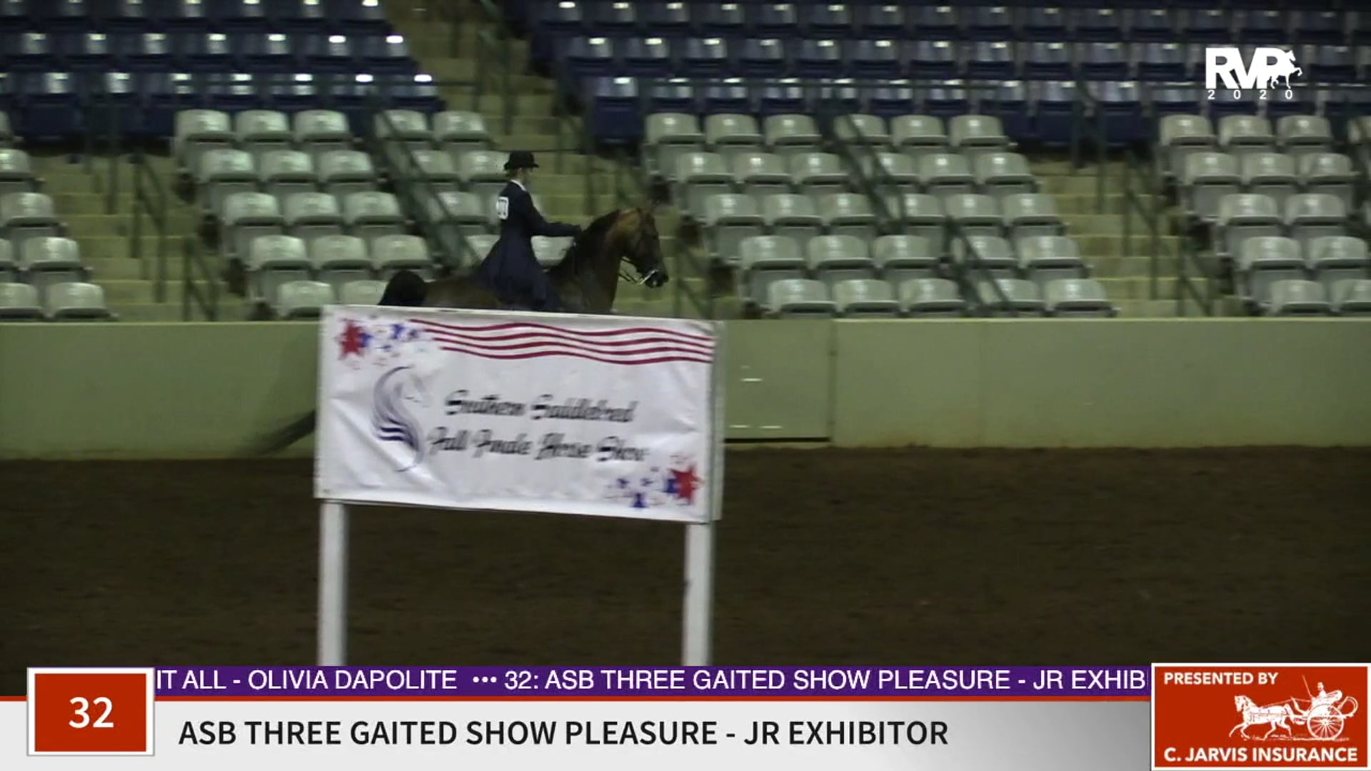 2020 SSFF - Class 32 Junior Exhibitor Three Gaited
Show Pleasure