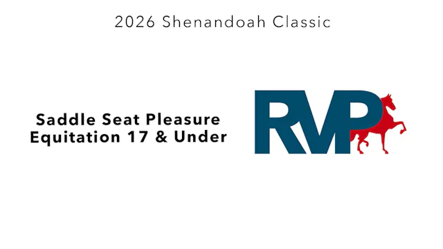 SC26 - Class 10 - Saddle Seat Pleasur...