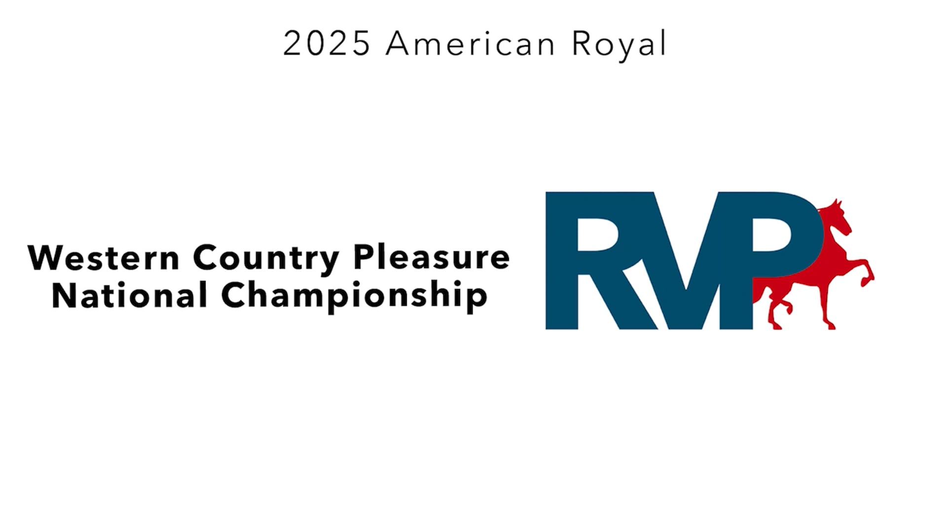 KC25 - Class 116 - Western Country Pleasure National Championship