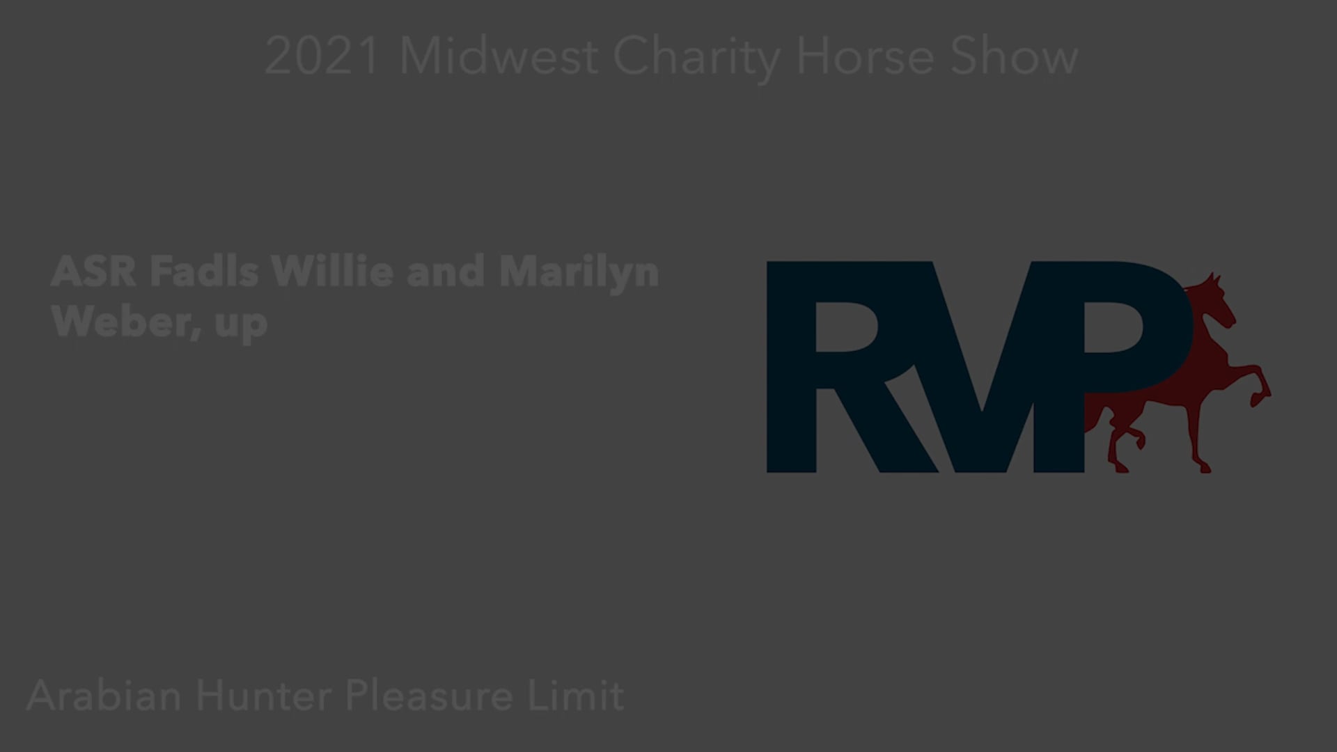 MW21 - Class 65 - ASR Fadls Willie and Marilyn Weber, up