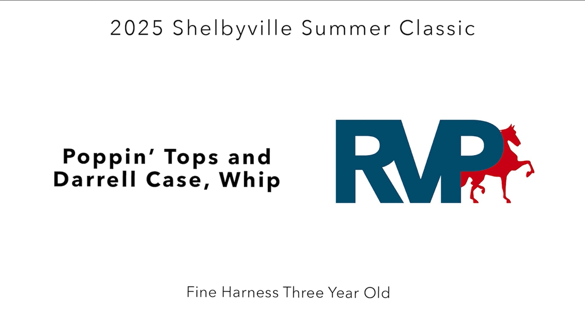 SSC25 - Class 64 - Poppin' Tops and Darrell Case, Whip