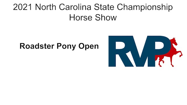NCSC21 - Class 25 - Roadster Pony Open 