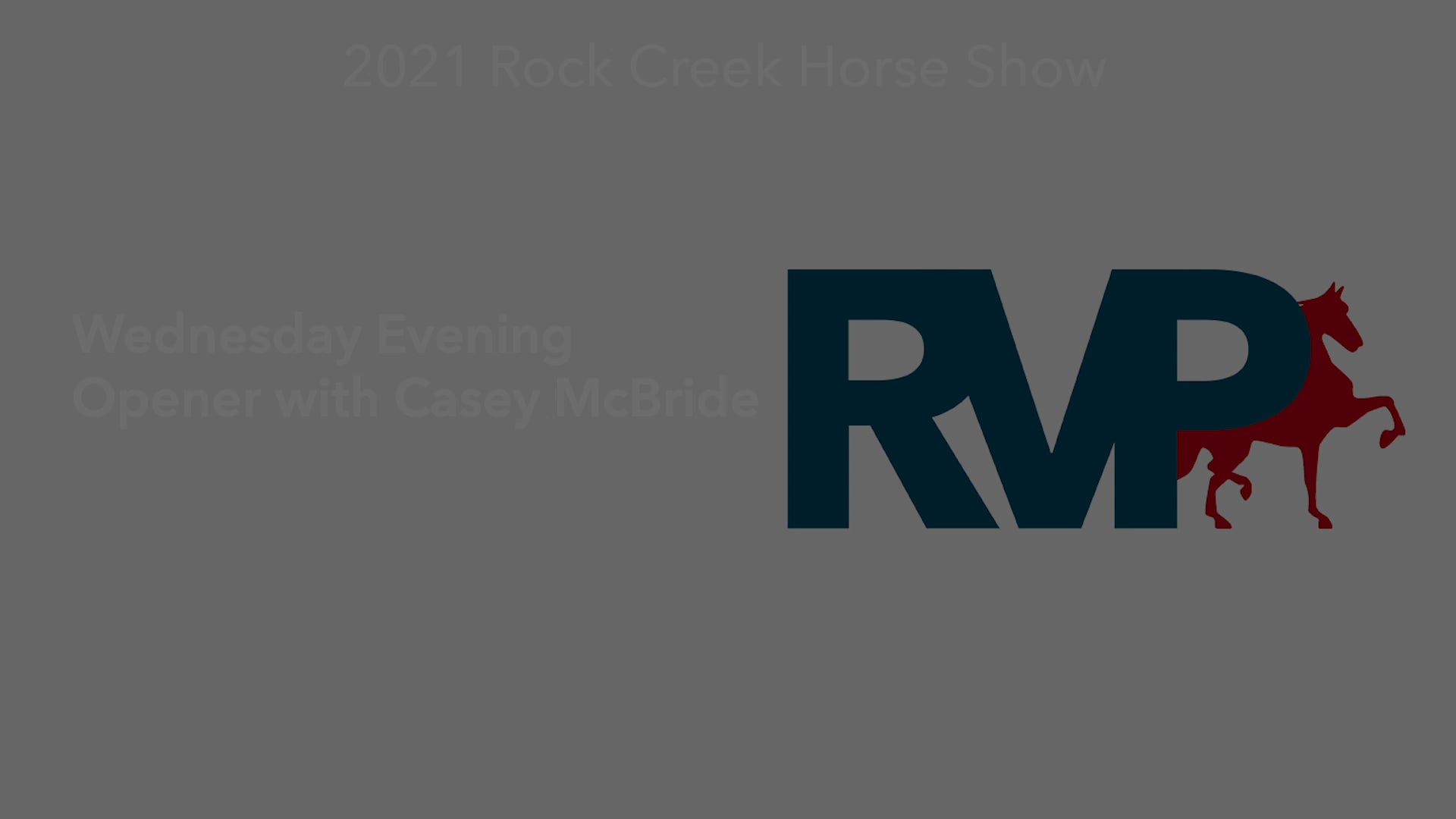 RC21 - Wednesday Evening Opener with Casey McBride