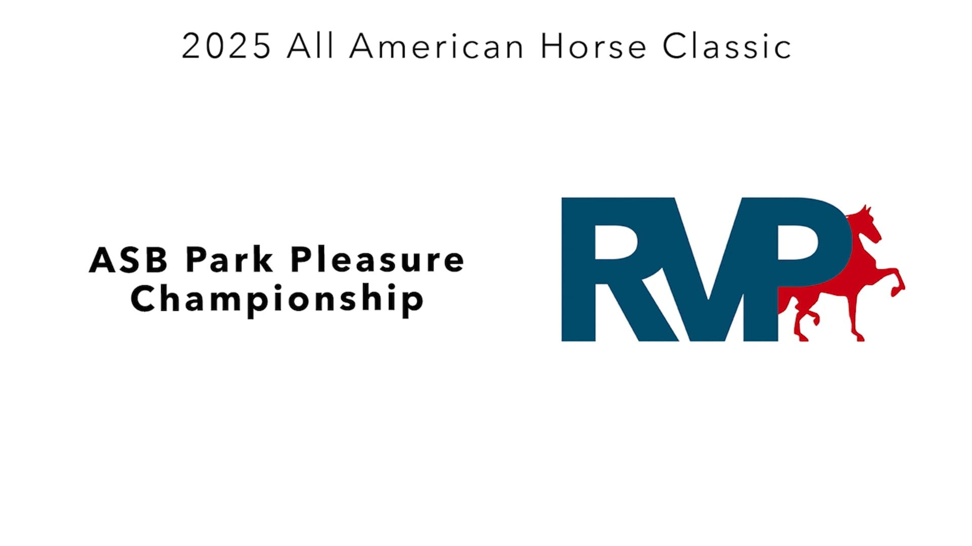 AAC25 - Class 100 - ASB Park Pleasure Championship