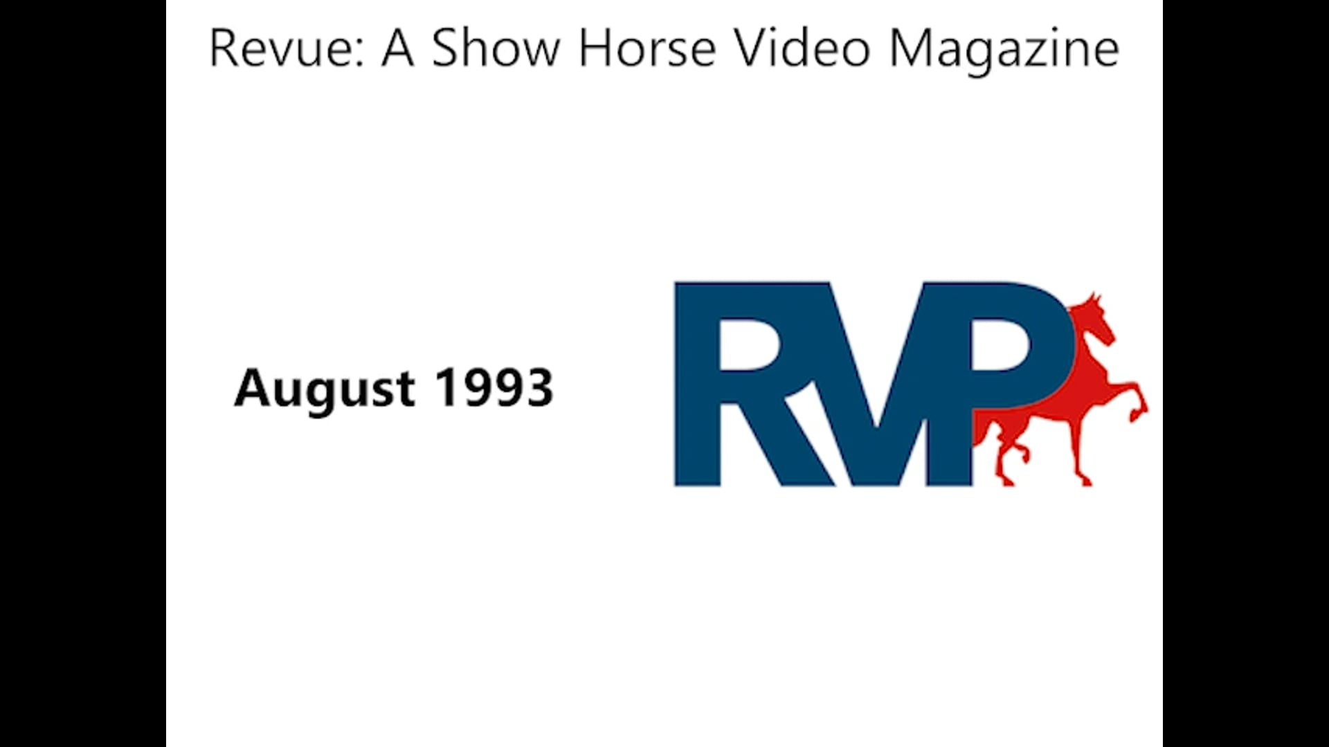 Revue - 1993 - August Issue