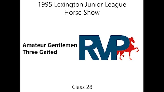 LJL 1995 - Class 28 - Amateur Gentlem...