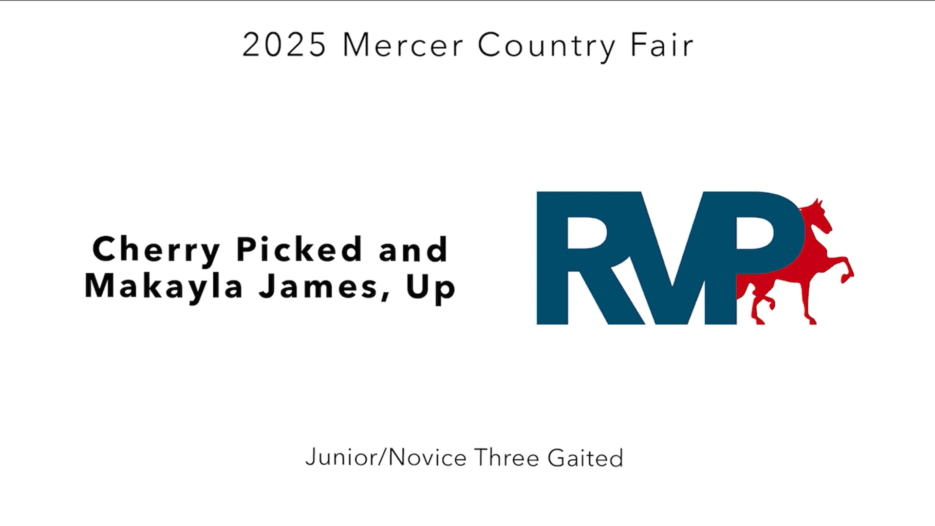 MCF25 - Class 32 - Cherry Picked and Makayla James, Up