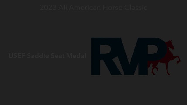 AAC23 - Class 107 - USEF Saddle Seat ...