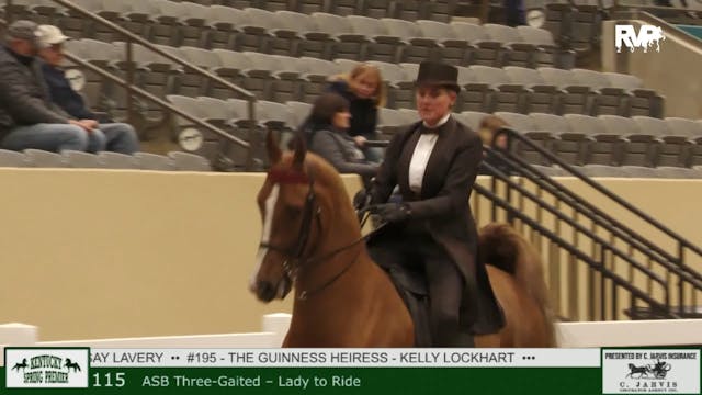 KYSP24 - Class 115 - ASB Three Gaited...