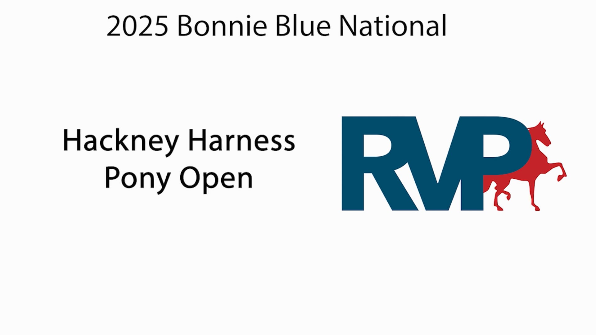 BB25 - Class 50 - Hackney Harness Pony Open