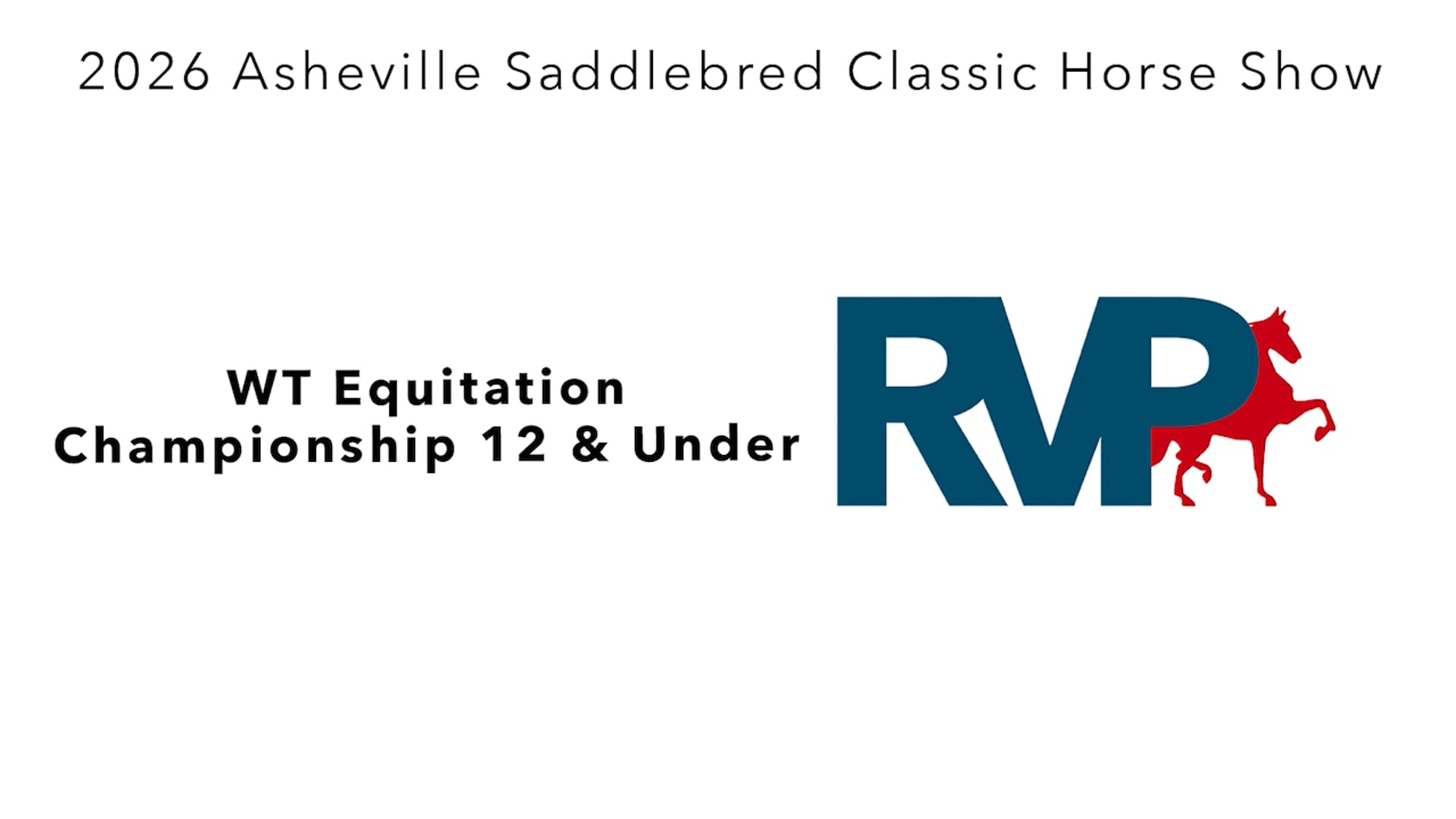 ASC26 - Class 119 - WT Equitation Championship 12 & Under