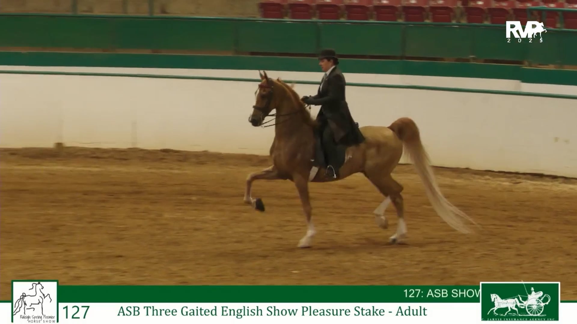 RSP25 - Class 127 - ASB Three Gaited English Show Pleasure Stake Adult