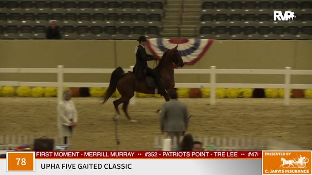KFC 2020 - Class 78 UPHA Five Gaited ...