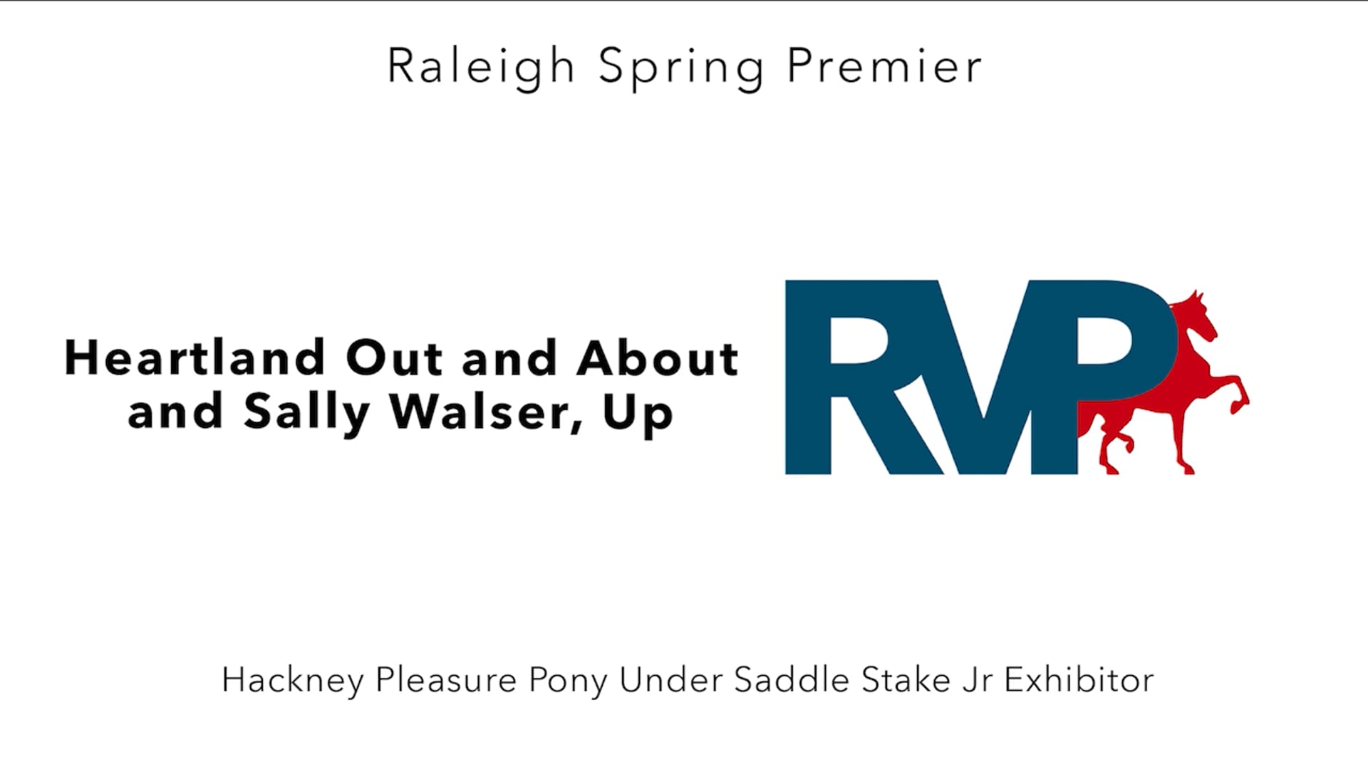 RSP25 - Class 70 - Heartland Out and About and Sally Walser, Up