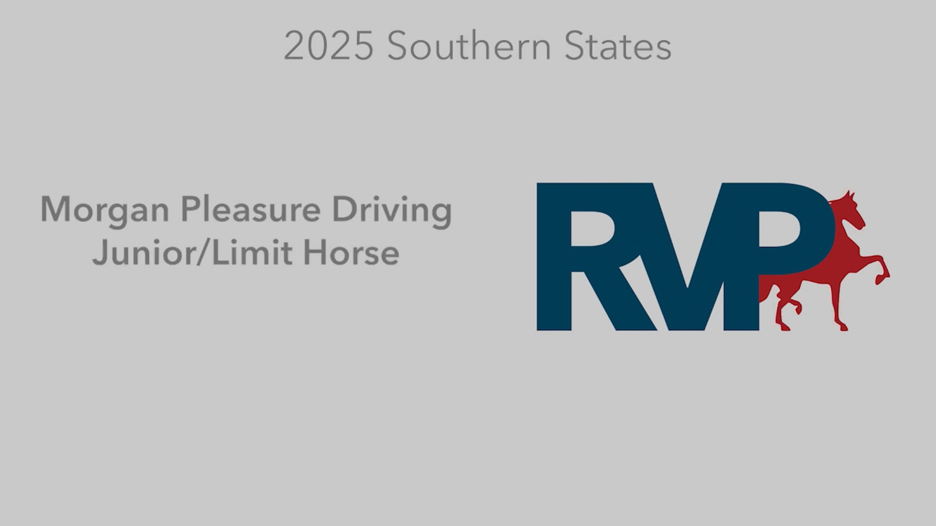 SS25 - Class 45 - Morgan Pleasure Driving Junior:Limit Horse