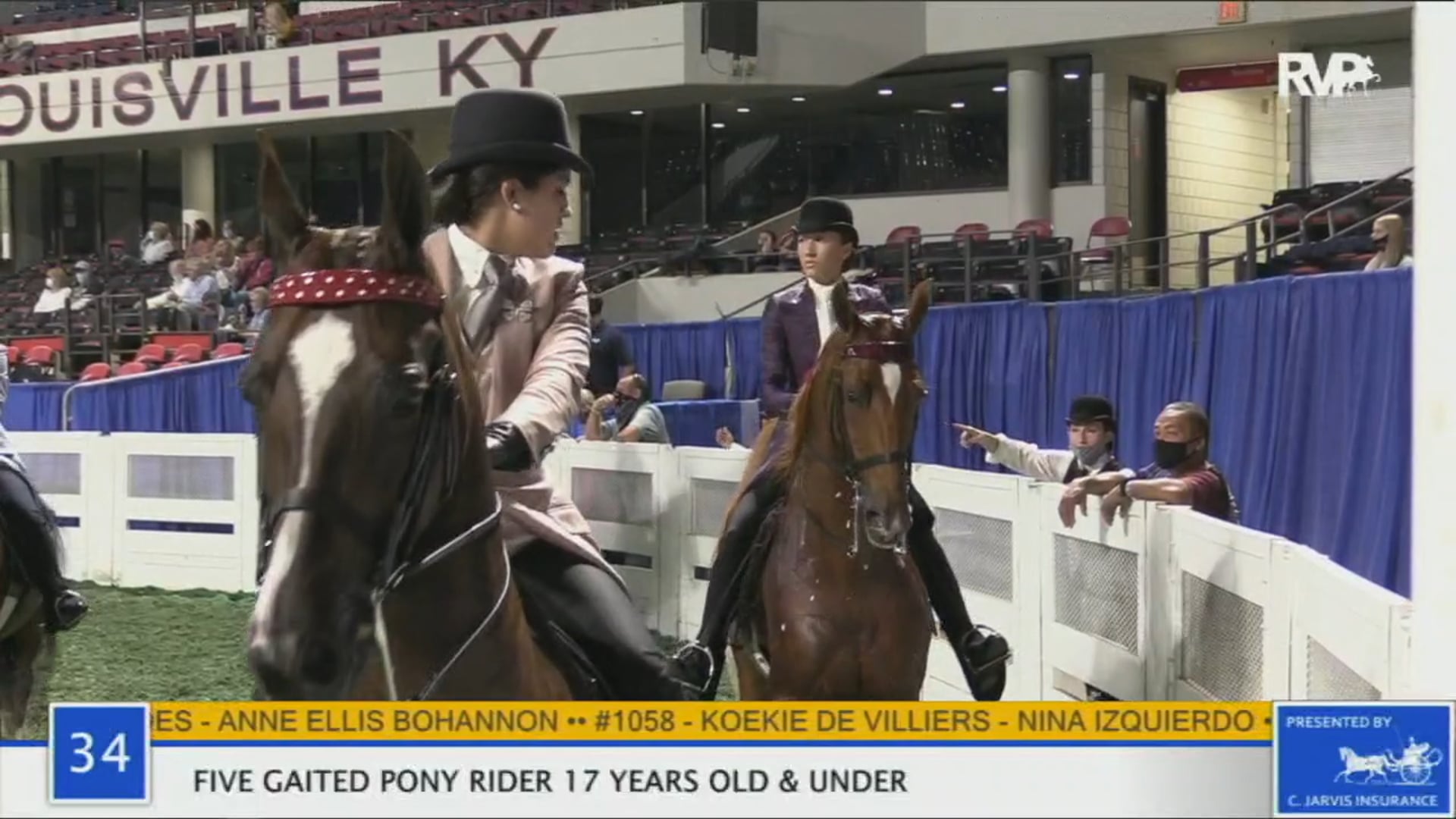 WCHS 2020 Class 34 - Five Gaited Pony Rider 17 Years & Under