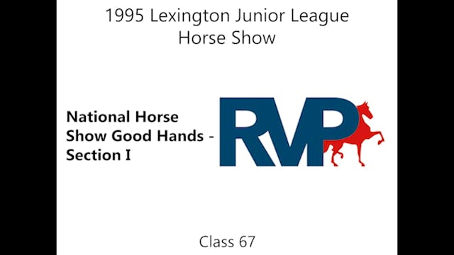 LJL 1995 - Class 67 - National Horse ...