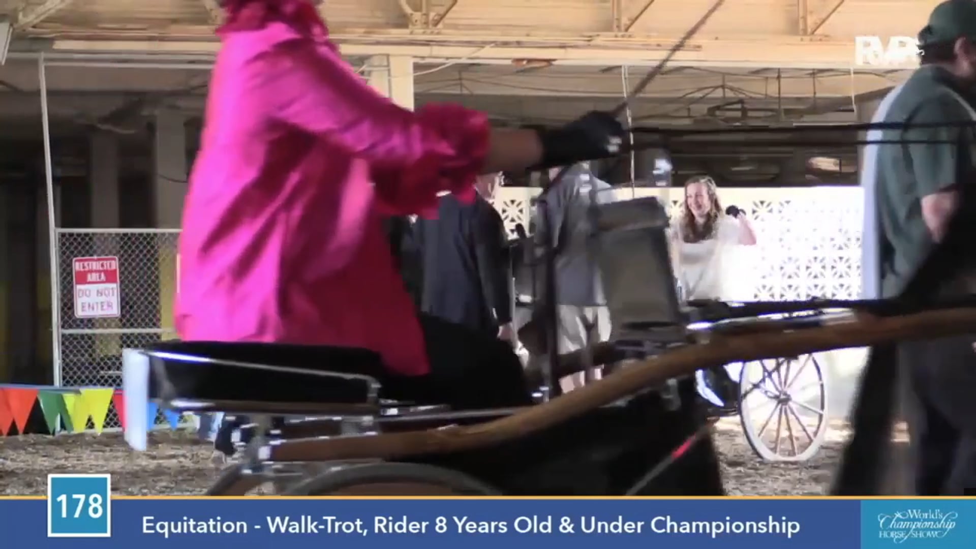 2015 WCHS - Class 178 Equitation, Walk:Trot, Rider 8 Years Old & Under Championship
