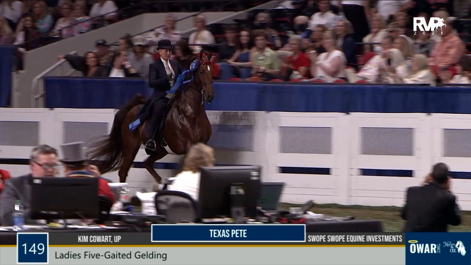 WCHS21 - Class 149 - Texas Pete and Kim Cowart, Up