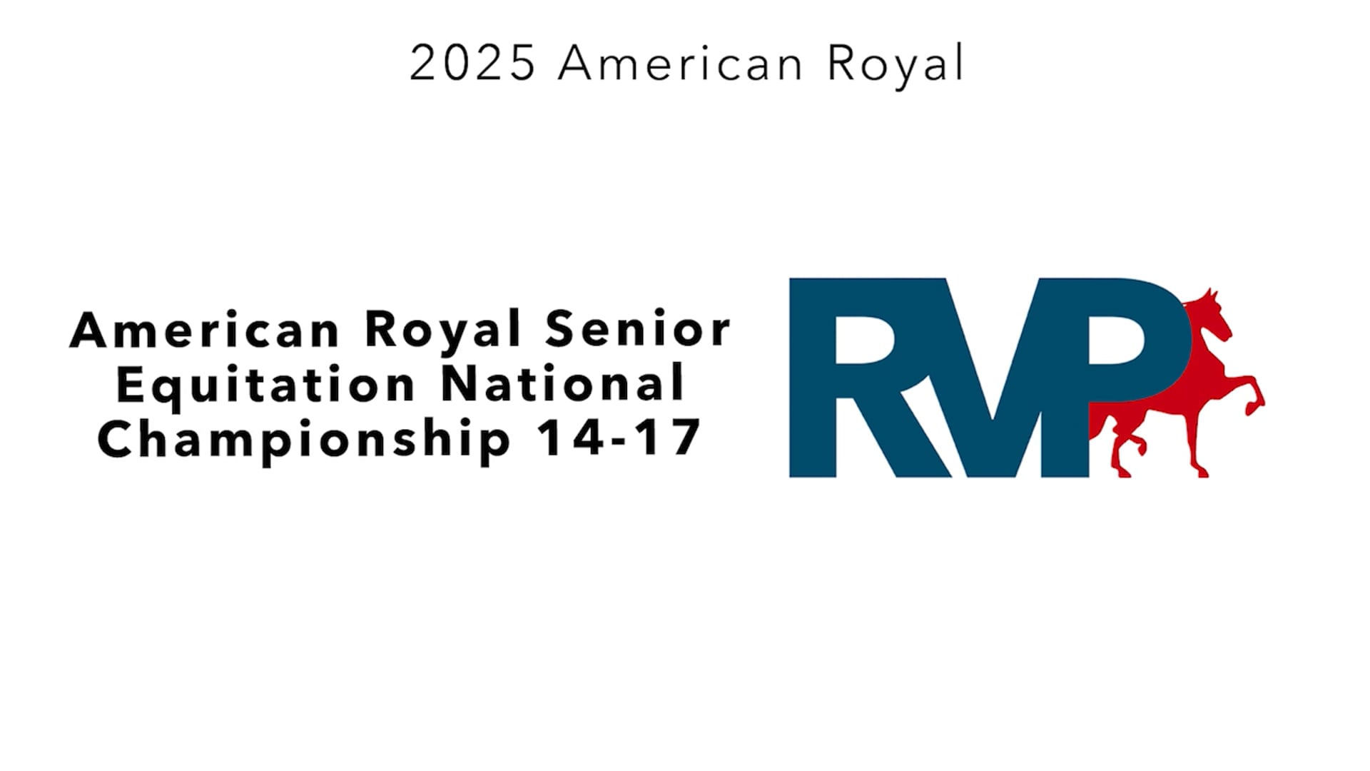 KC25 - Class 148 - American Royal Senior Equitation National Championship 14-17
