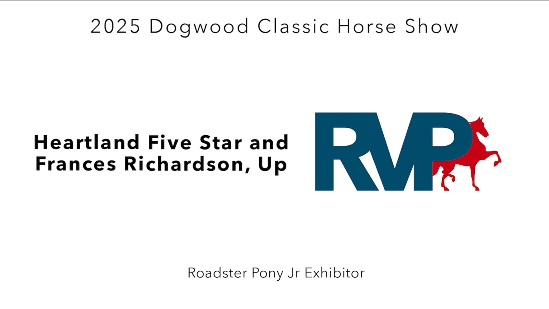 DC25 - Class 49 - Heartland Five Star and Frances Richardson, Up