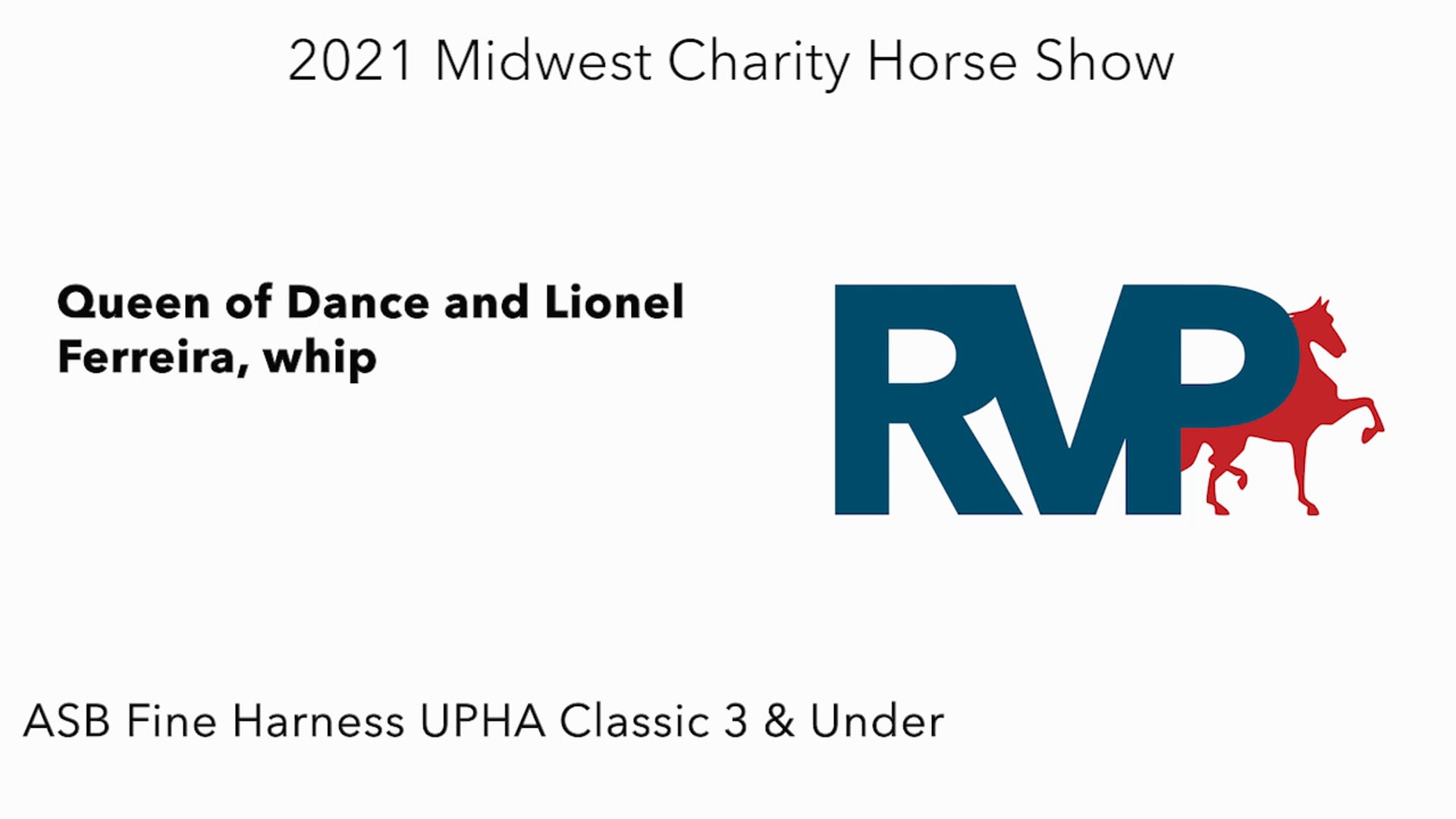MW21 - Class 151 - Queen of Dance and Lionel Ferreira, whip