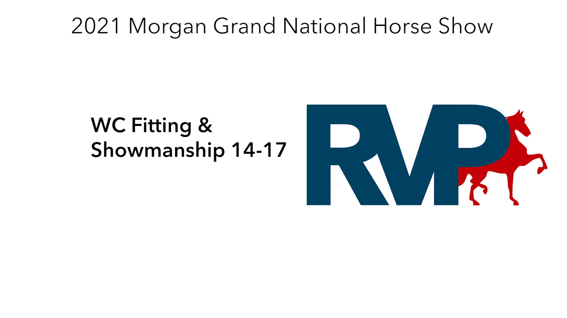 MGN21 - Class 355.1 - WC Fitting & Showmanship 14-17 - Section I