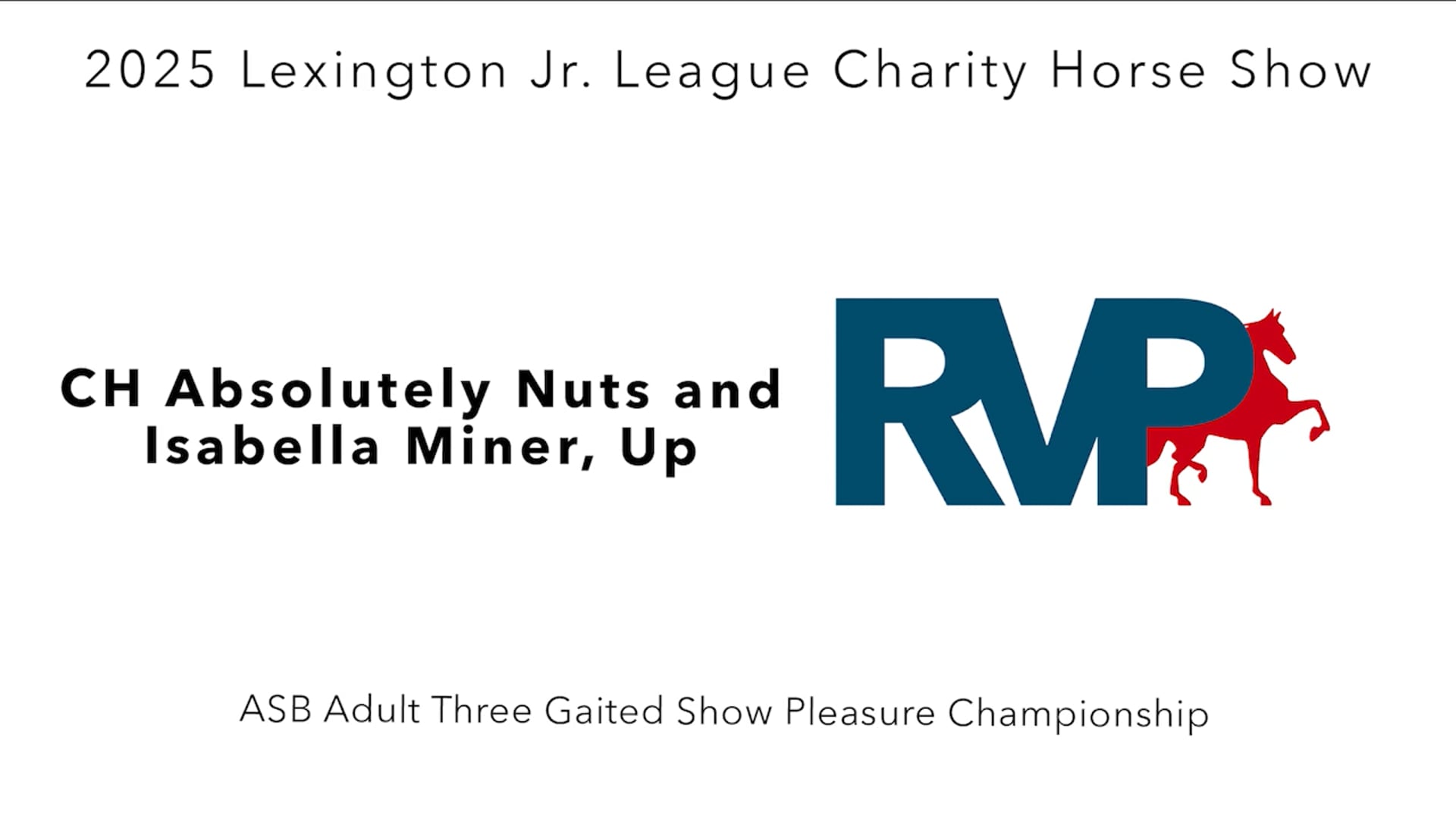 LJL25 - Class 163 - CH Absolutely Nuts and Isabella Miner, Up