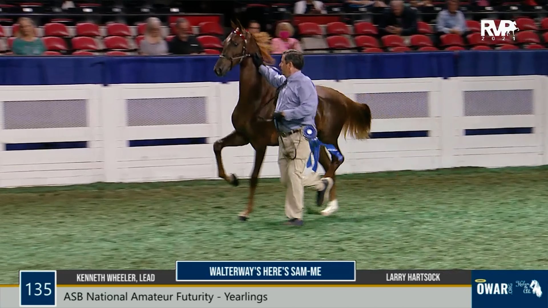 WCHS21 - Class 135 - Walterway's Here's Sam-Me and Kenneth Wheeler, Lead