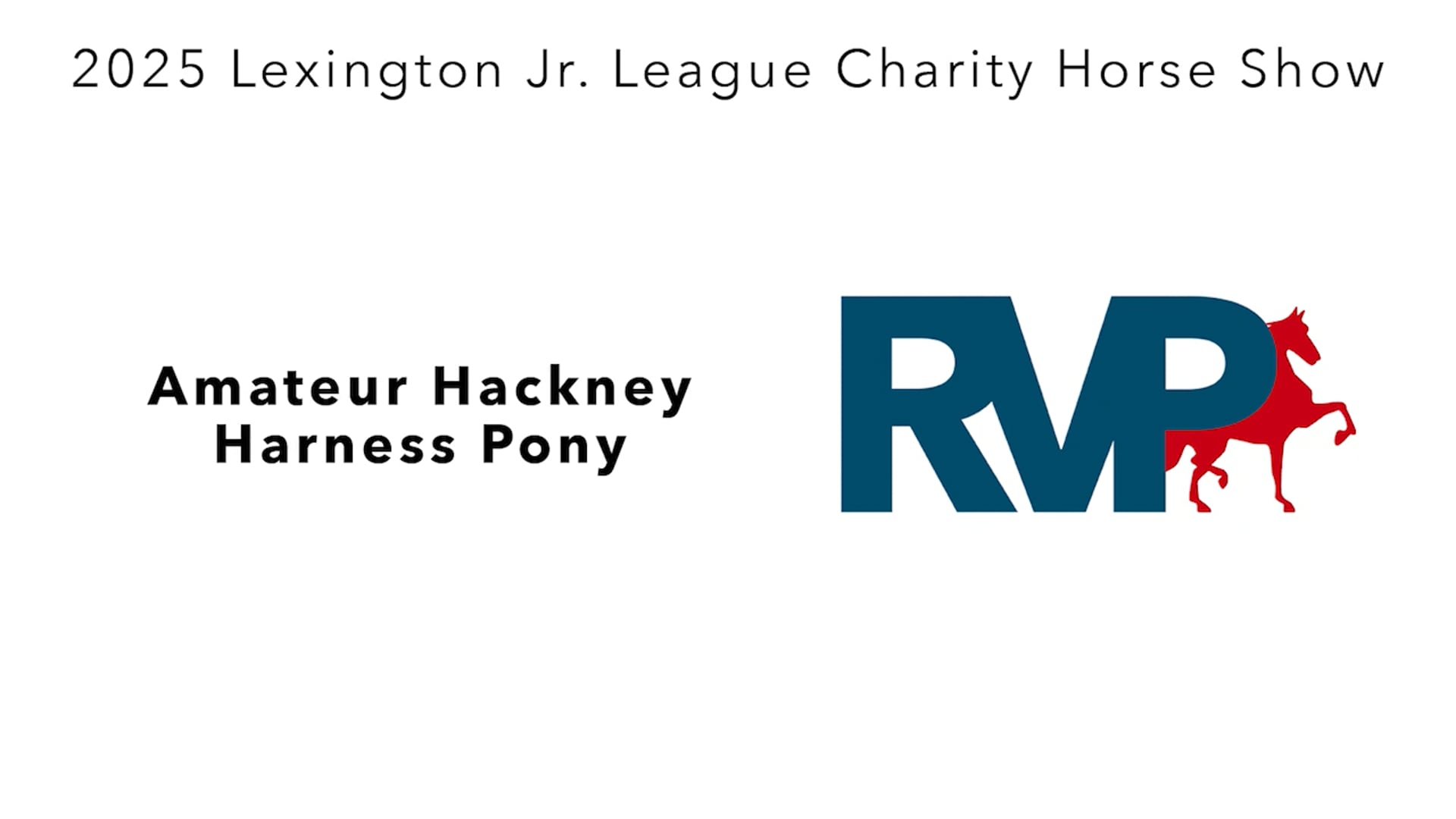 LJL25 - Class 77 - Amateur Hackney Harness Pony