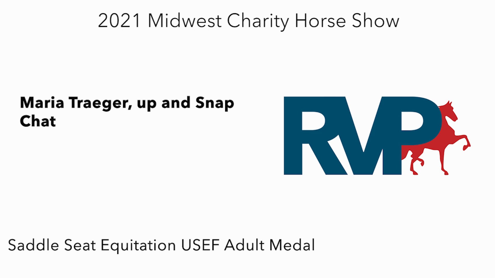 MW21 - Class 143 - Maria Traeger, up and Snap Chat
