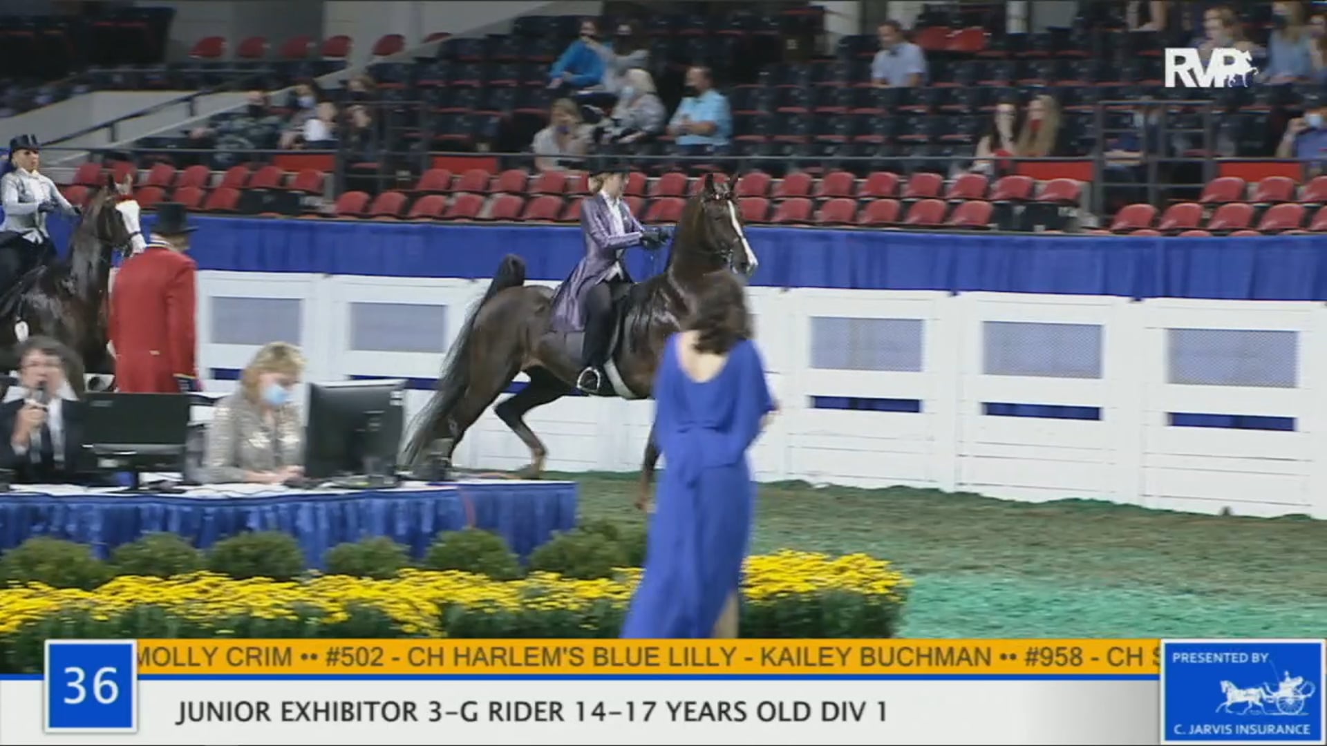 WCHS 2020 Class 36 - Junior Exhibitor Three-Gaited Rider 14-17 Years Old