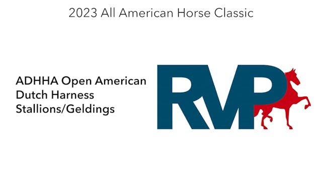 AAC23 - Class 72 - ADHHA Open America...