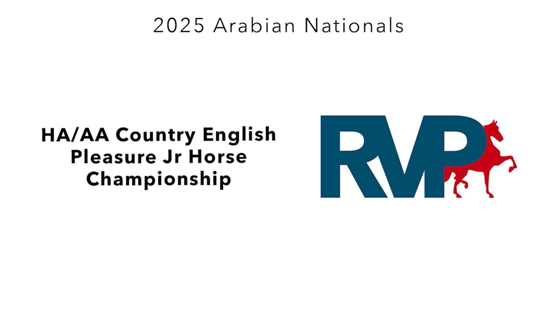 AN25 - Class 557 - HA-AA Country English Pleasure Jr Horse Championship