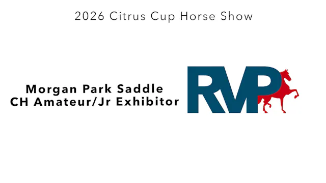 CC26 - Class 162 - Morgan Park Saddle...