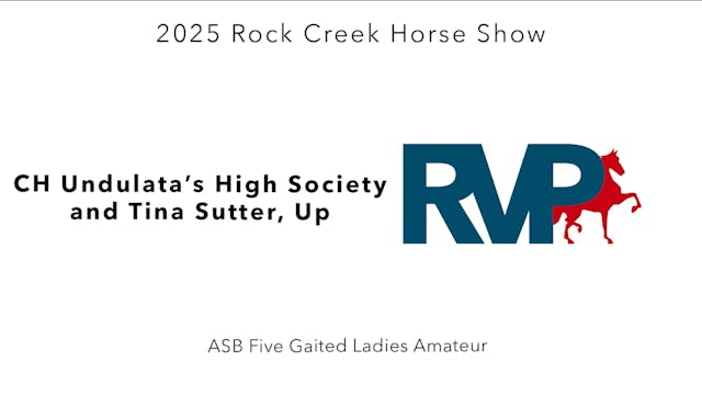 RC25 - Class 16 - CH Undulata's High ...