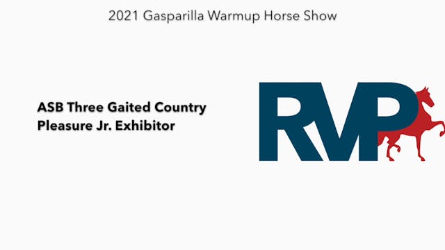 GASP21 - Class 44 - ASB Three Gaited ...