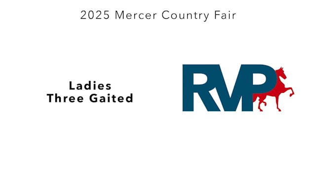 MCF25 - Class 19 - Ladies Three Gaited