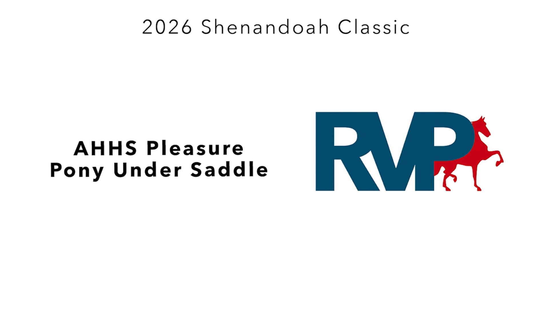 SC26 - Class 69 - AHHS Pleasure Pony Under Saddle