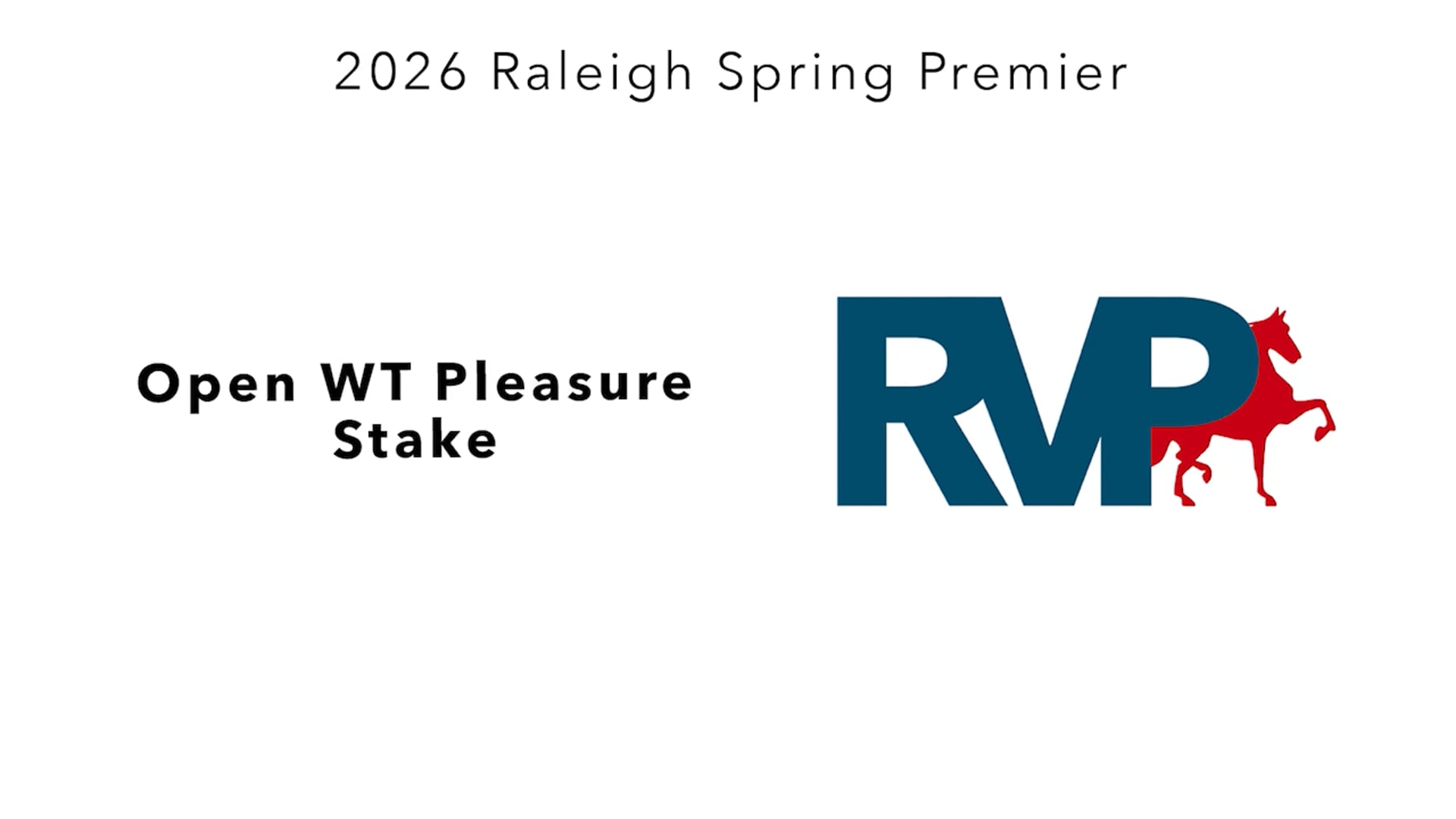 RSP26 - Class 94 - Open WT Pleasure Stake