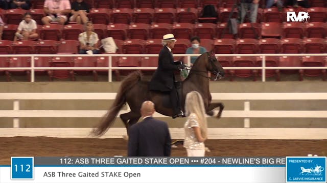 2020 ASF - Class 112 ASB Three Gaited...